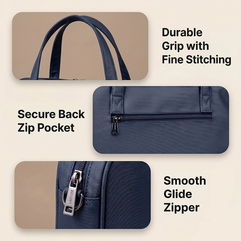 Bagmire Stylish 15" PU Laptop Shoulder Bag- Modern & Durable Messenger Briefcase For Work & Travel