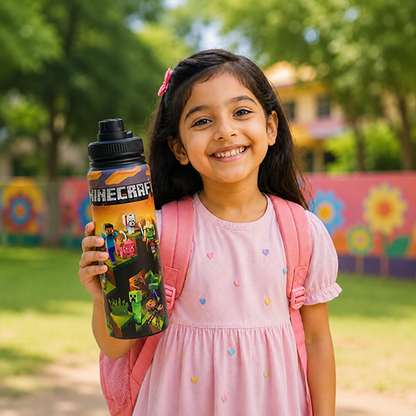 800ML Kids Cartoon Bottle