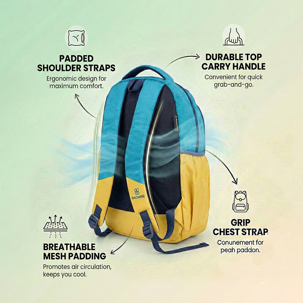 Bagmire Adventure Backpack | Stylish & Durable for Travel, School & Work