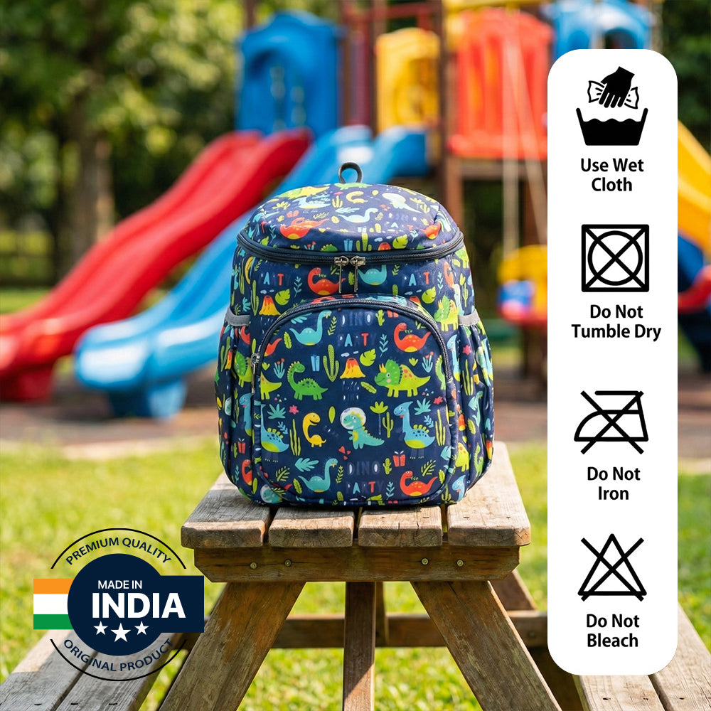 Bagmire Waterproof Dinosaur School Backpack For-Kids