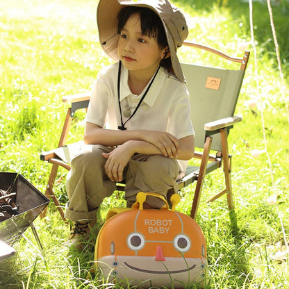 3D Robot Hard Shell Backpack for Toddlers (2-5 Yrs) – Waterproof, Lightweight & Ergonomic Kindergarten School Bag