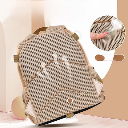 Neutral Beige Kids Backpack, Spacious & Stylish - Bagmire