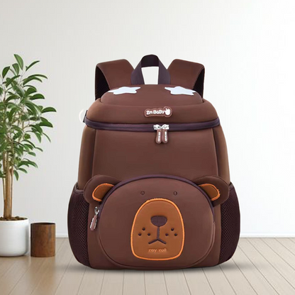 Warm Brown Kids Backpack, Lightweight & Spacious - Bagmire