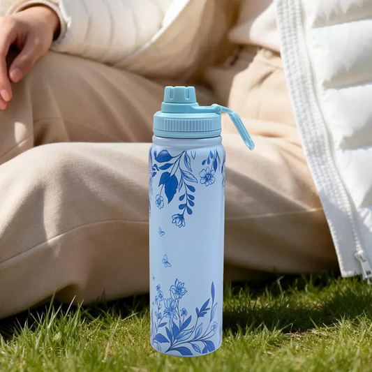 Flower Insulated Steel Bottle