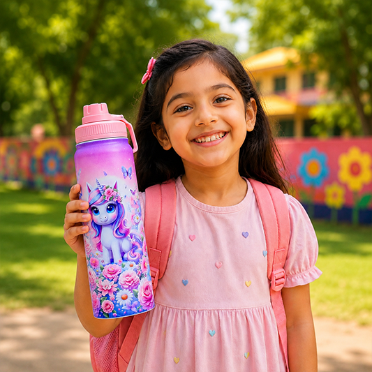 800ML Kids Cartoon Bottle