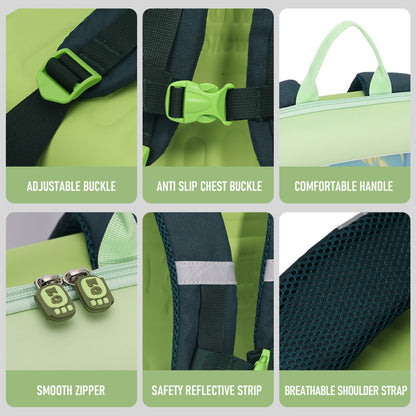 Kawaii Panda TV Hard Shell Backpack for Toddlers (2-5 Yrs) – Wipe-Clean EVA Preschool Bag & Mini Daypack