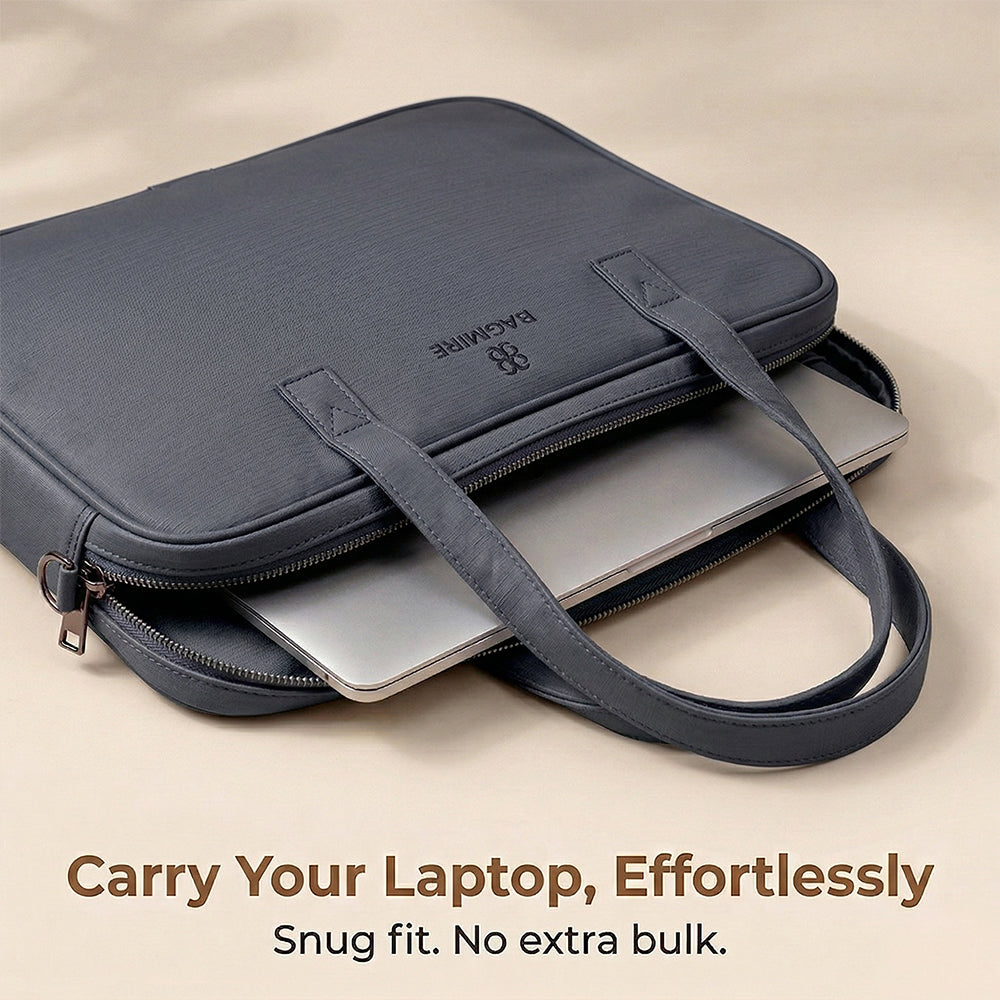 Bagmire 13 Inch Laptop Bag for Women-Gray