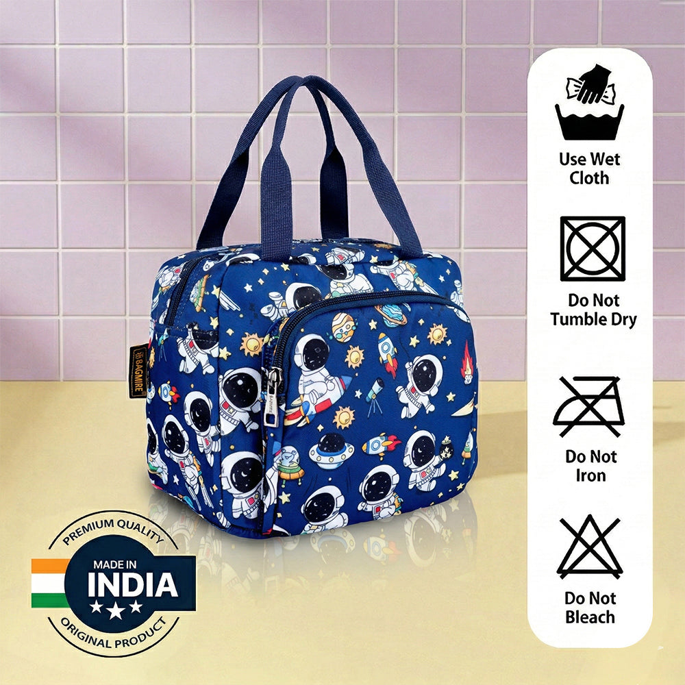 Astronaut Insulated Lunch Bag – Waterproof, Dual Compartments, Foil Lining | BAGMIRE