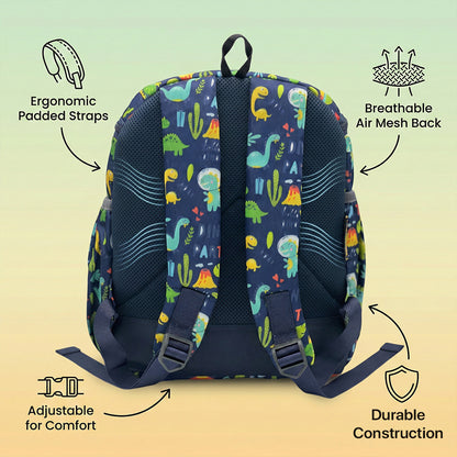 Bagmire Waterproof Dinosaur School Backpack For-Kids