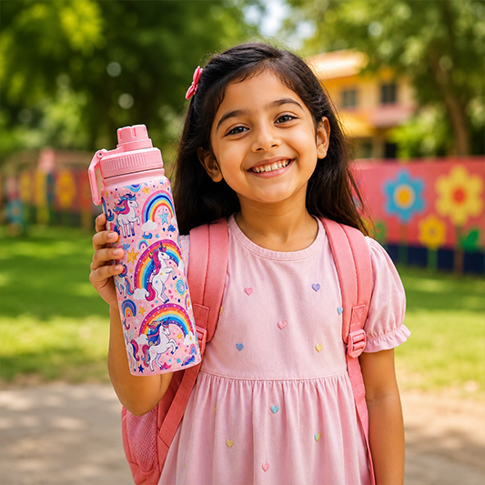 800ML Kids Cartoon Bottle