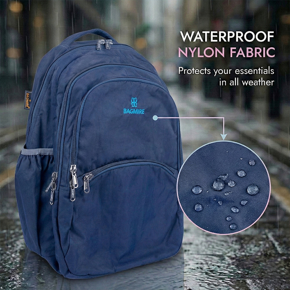 18 Inch Waterproof Backpack - Durable, Lightweight Nylon | Multi-Compartment Travel Bagmire