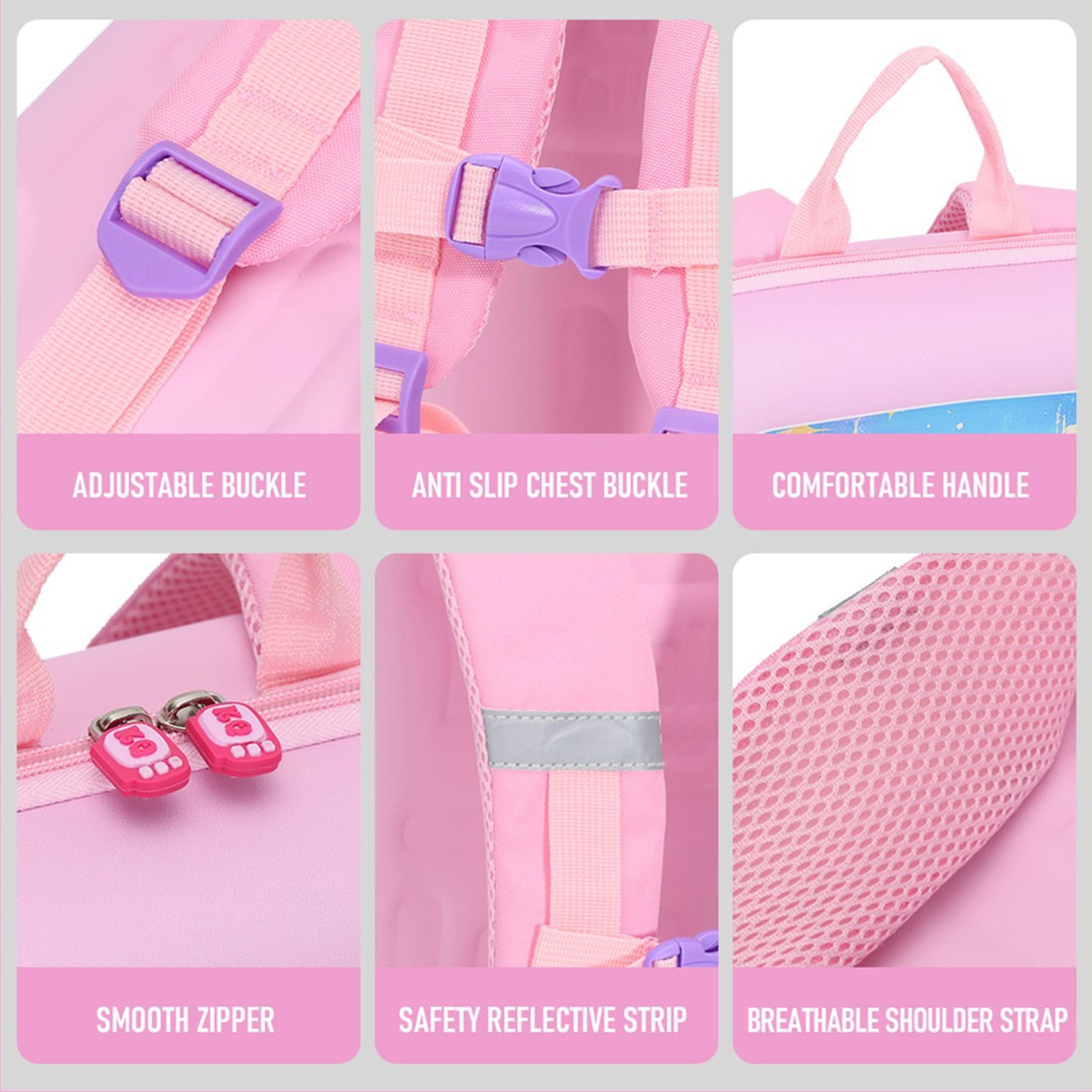 Kawaii Unicorn "TV" Mini Backpack – Durable EVA Bag for Toddlers & Travel