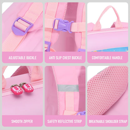 Kawaii Unicorn "TV" Mini Backpack – Durable EVA Bag for Toddlers & Travel