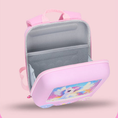Kawaii Unicorn "TV" Mini Backpack – Durable EVA Bag for Toddlers & Travel