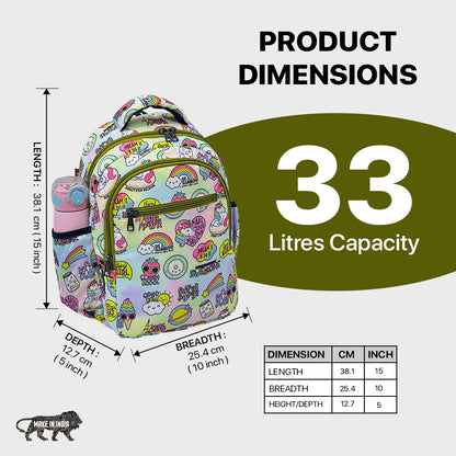 BM-1133 Backpack Green
