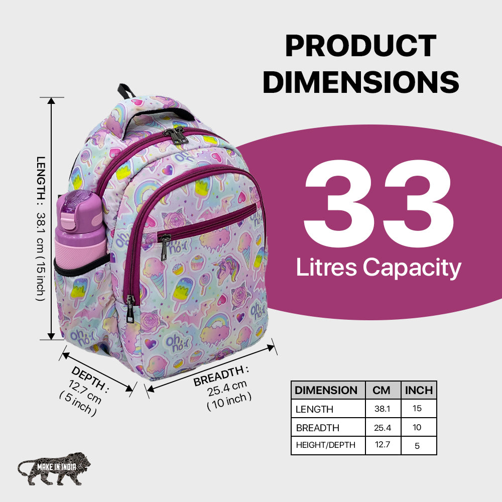 BM-1133 Backpack Light Pink