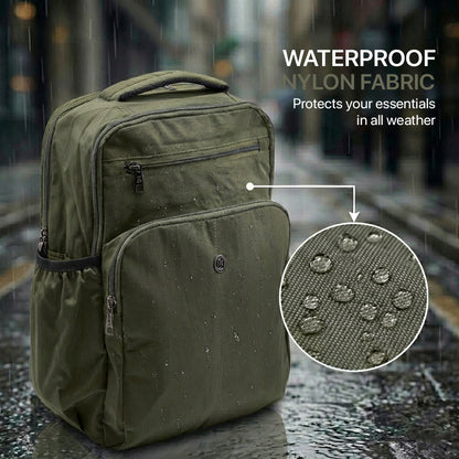 Bagmire High-Quality Waterproof Daypack - Rugged All-Weather Bag for School & Office Use