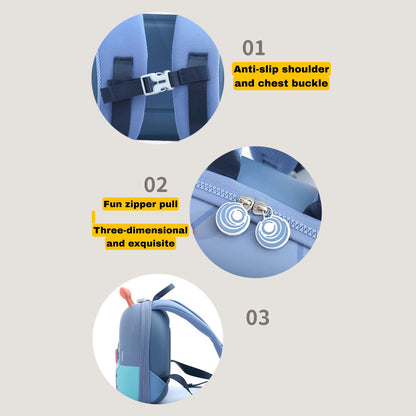 3D Robot Hard Shell Backpack for Toddlers (2-5 Yrs) – Waterproof, Lightweight & Ergonomic Kindergarten School Bag