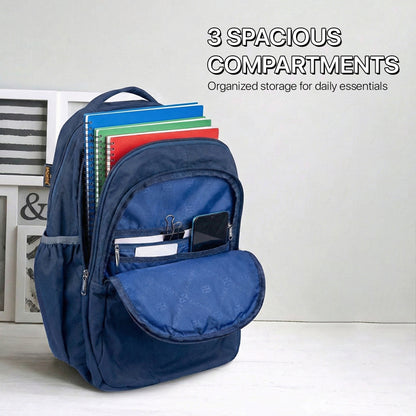 18 Inch Waterproof Backpack - Durable, Lightweight Nylon | Multi-Compartment Travel Bagmire