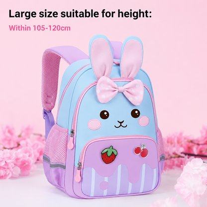 819 Backpack for 3-6-7 Years Old, Cute Rabbit Design, Children's Girls' Bag, Lightweight Travel Backpack,