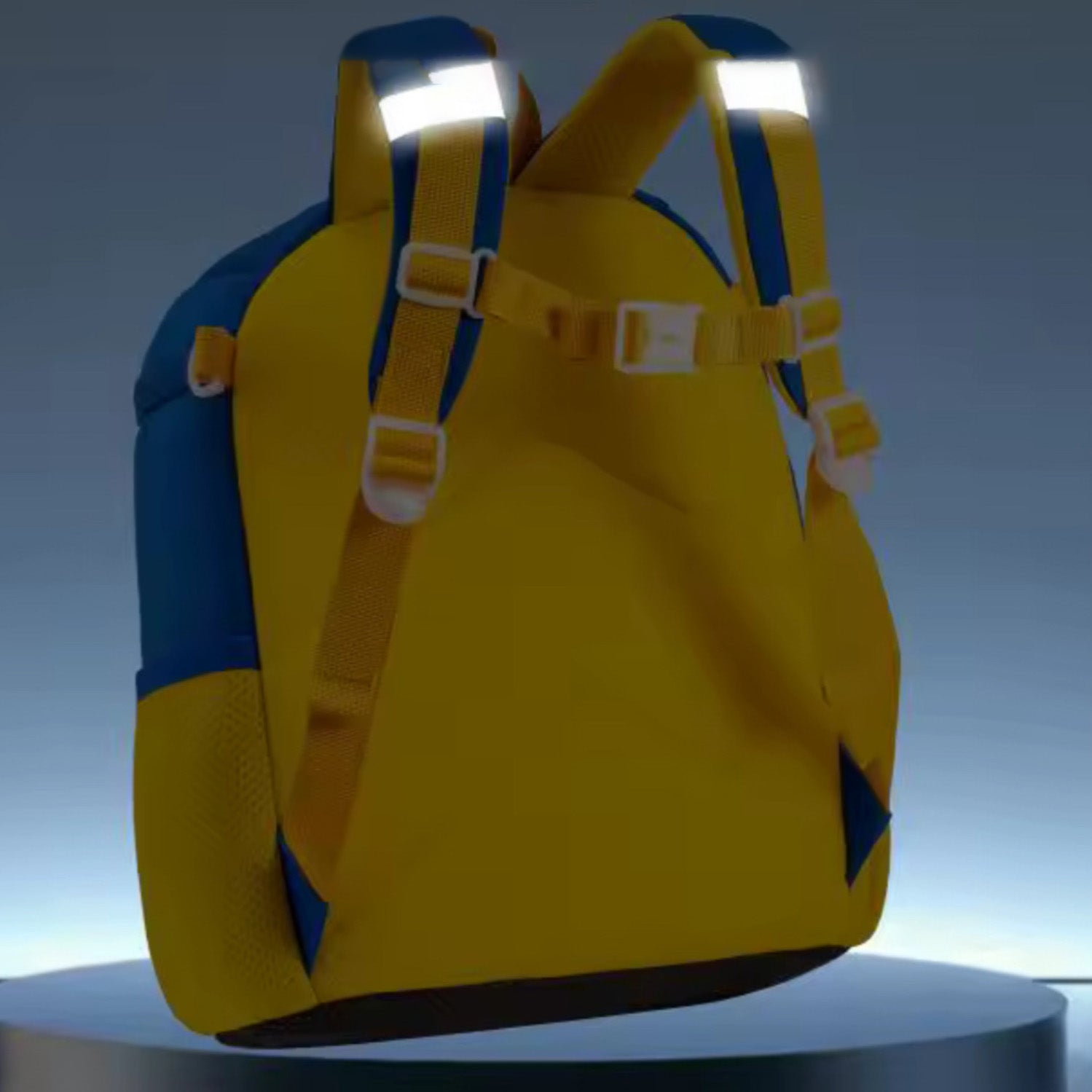 Sunny Yellow Dinosaur Kids Backpack - Bagmire