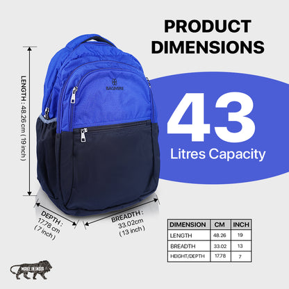 Bagmire Adventure Backpack | Stylish & Durable for Travel, School & Work
