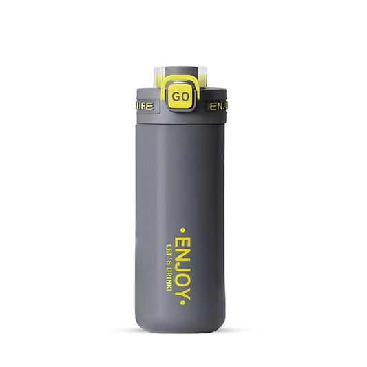 Trendy 680ml Insulated Flask Bottle | Steel Water Bottle for School, Office, Sports & Travel Black - Bagmire