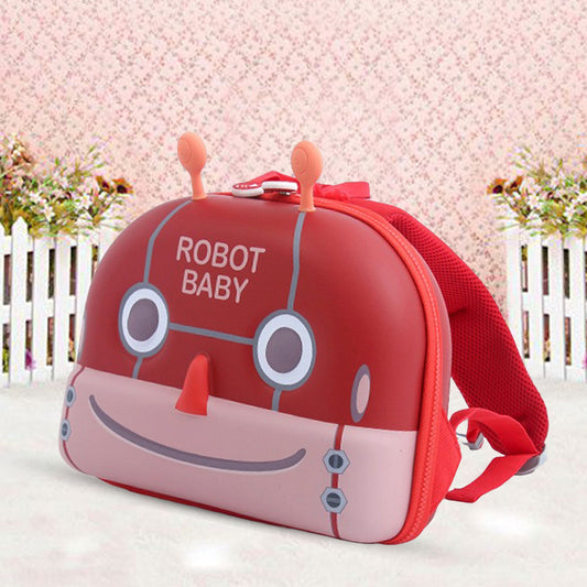 3D Robot Hard Shell Backpack for Toddlers (2-5 Yrs) – Waterproof, Lightweight & Ergonomic Kindergarten School Bag