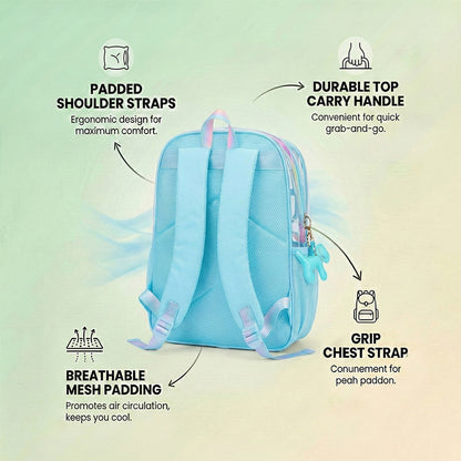 Transparent Backpack Royal Blue