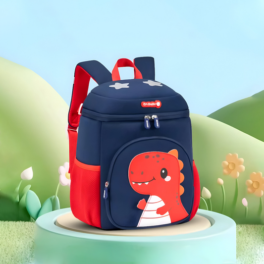 Bold Red Dinosaur Kids Backpack - Bagmire
