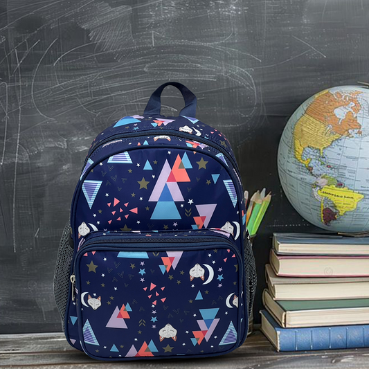 BM-1117 Backpack Mix Navy Blue - Bagmire