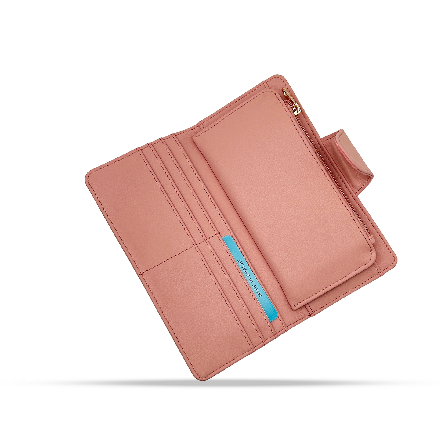 Bagmire Premium Two Fold Wallet Peach - Bagmire