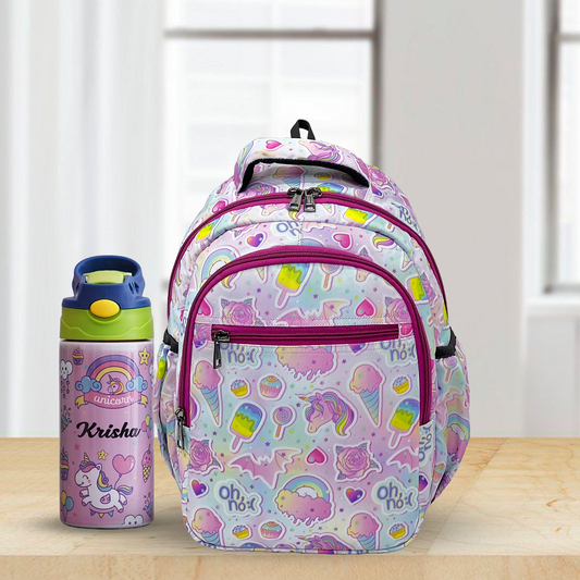 BM-1133 Backpack Light Pink - Bagmire