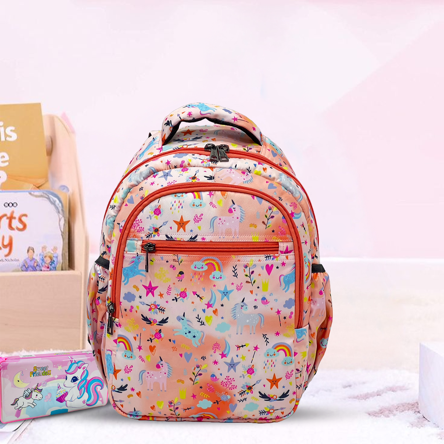 BM-1133 Backpack Orange - Bagmire