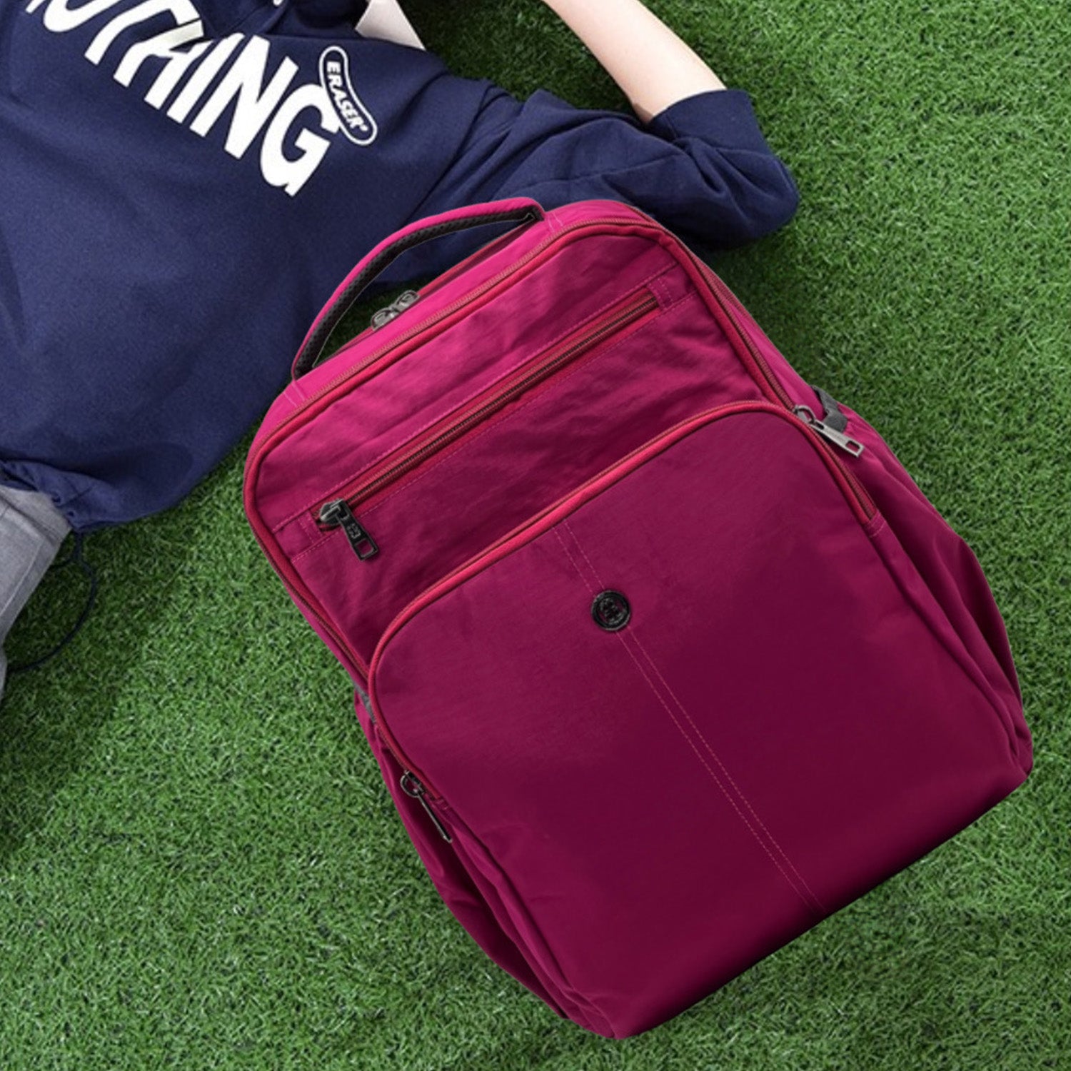 BM-1159 Backpack Dark Pink - Bagmire