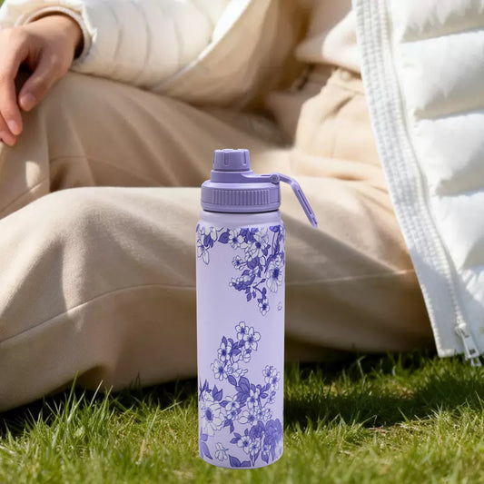 Flower Insulated Steel Bottle