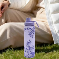 Flower Insulated Steel Bottle