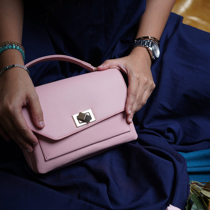Bagmire |Women's Sling Bag With Adjustable Crossbody Strap-Pink