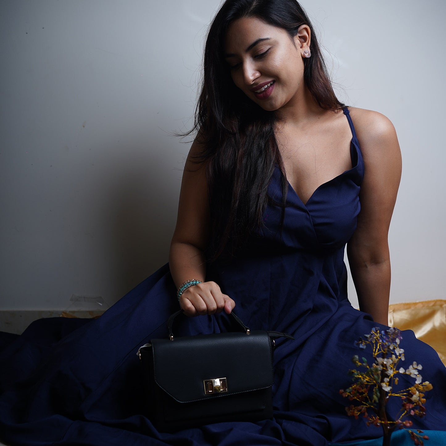 Bagmire |Women's Sling Bag With Adjustable Crossbody Strap-Black