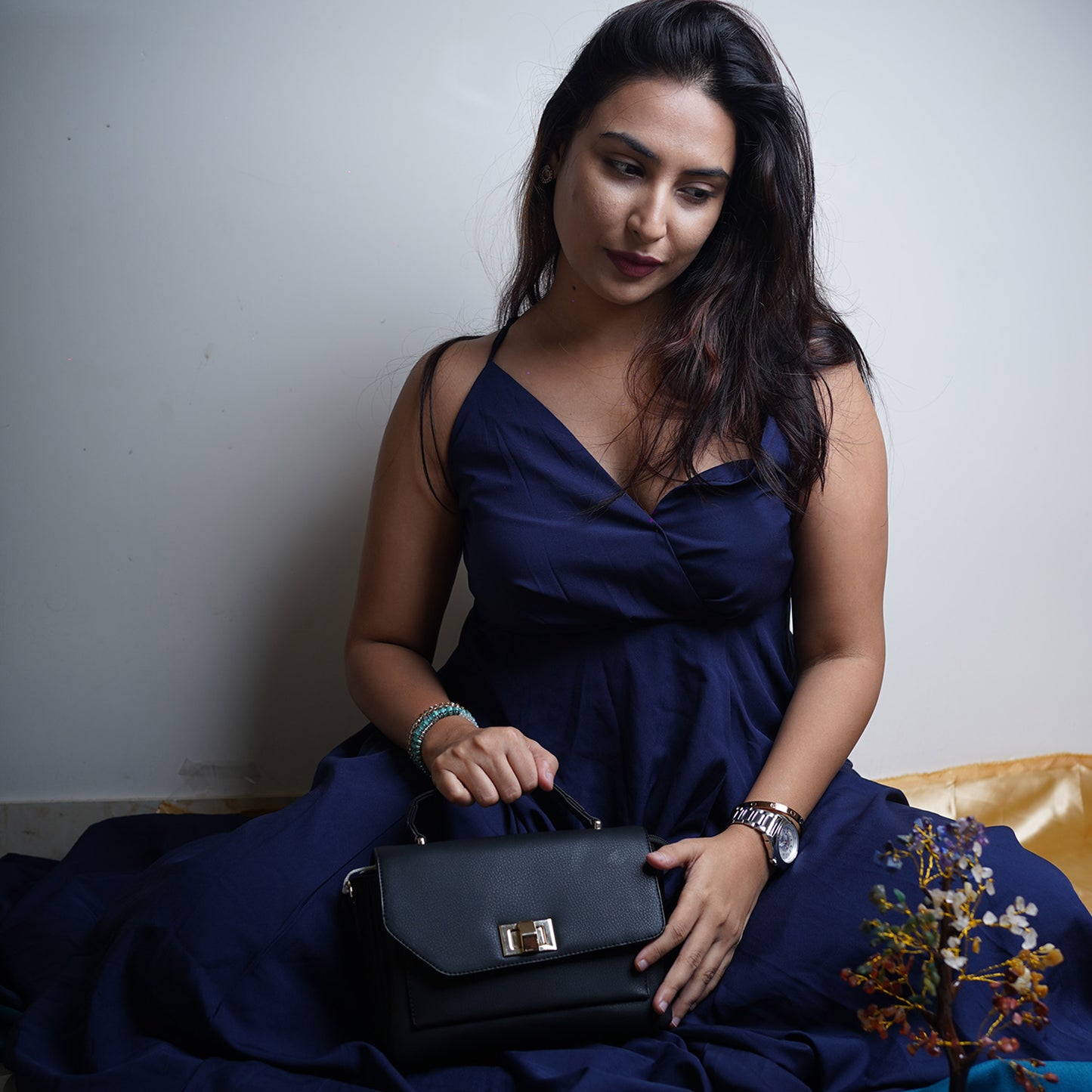 Bagmire |Women's Sling Bag With Adjustable Crossbody Strap-Black