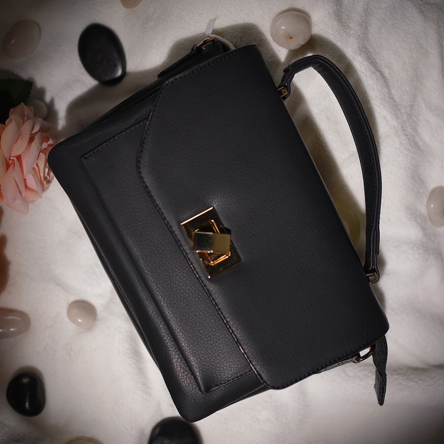 Bagmire |Women's Sling Bag With Adjustable Crossbody Strap-Black