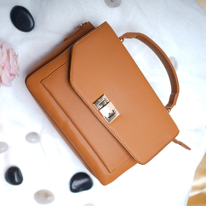 Bagmire |Women's Sling Bag With Adjustable Crossbody Strap-Brown