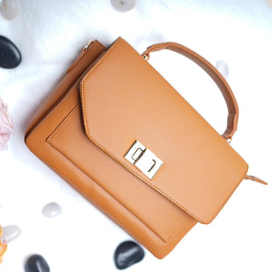 Bagmire |Women's Sling Bag With Adjustable Crossbody Strap-Brown