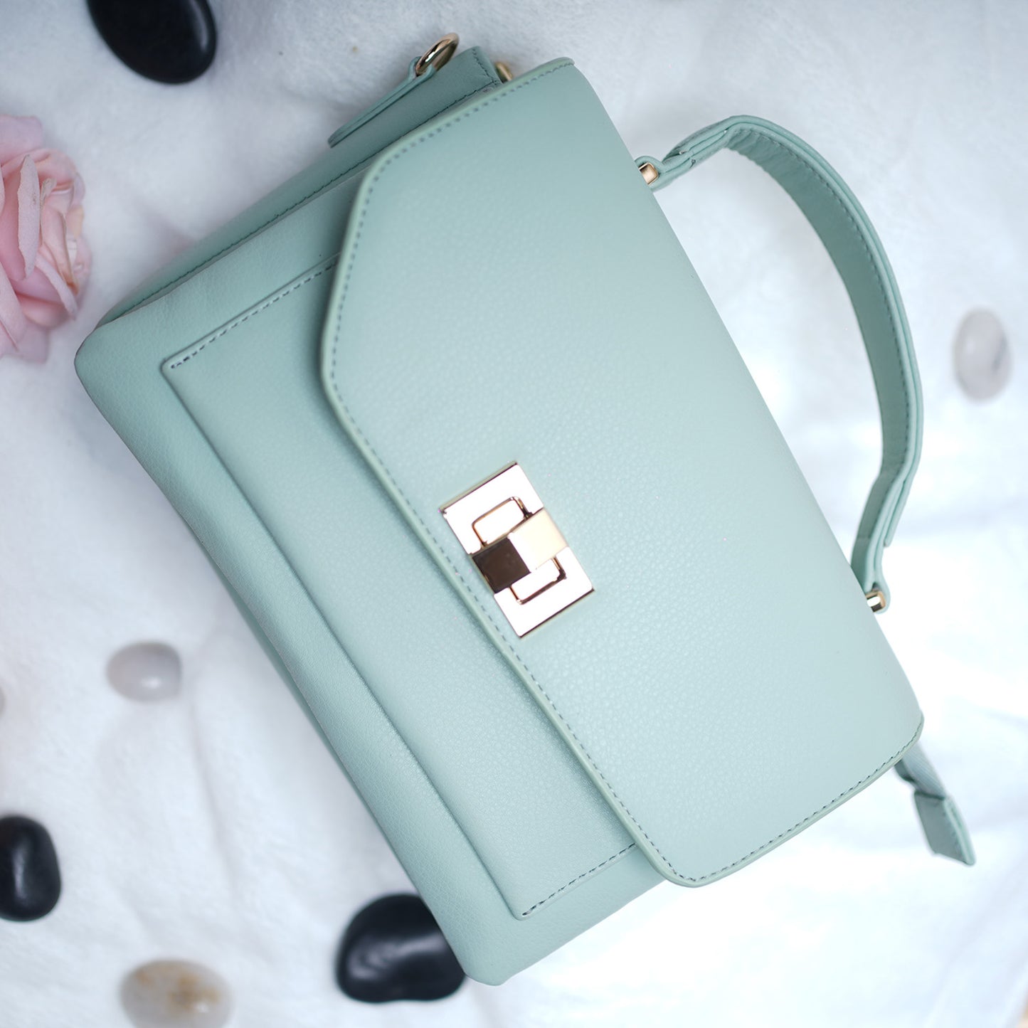 Bagmire |Women's Sling Bag With Adjustable Crossbody Strap-sky blue