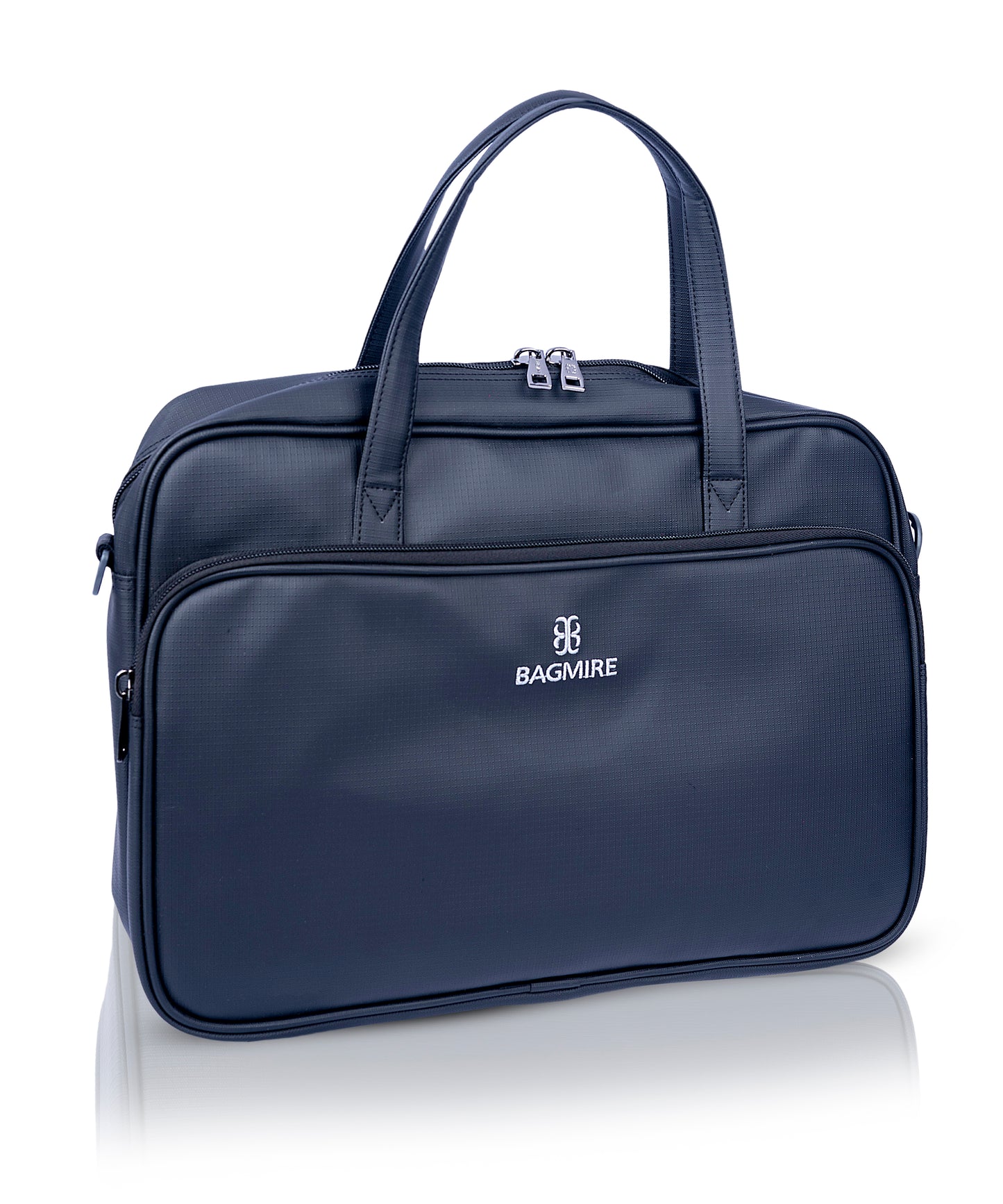 Bagmire Stylish 15" PU Laptop Shoulder Bag- Modern & Durable Messenger Briefcase For Work & Travel