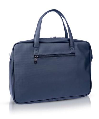 Bagmire Stylish 15" PU Laptop Shoulder Bag- Modern & Durable Messenger Briefcase For Work & Travel