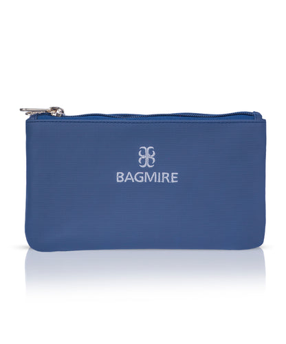 Bagmire Multi-Compartment Wristlet Pouch - Stylish PU Leather Clutch with Zipper Pockets