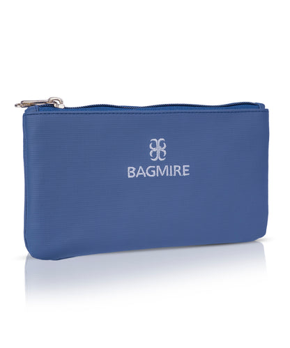 Bagmire Multi-Compartment Wristlet Pouch - Stylish PU Leather Clutch with Zipper Pockets