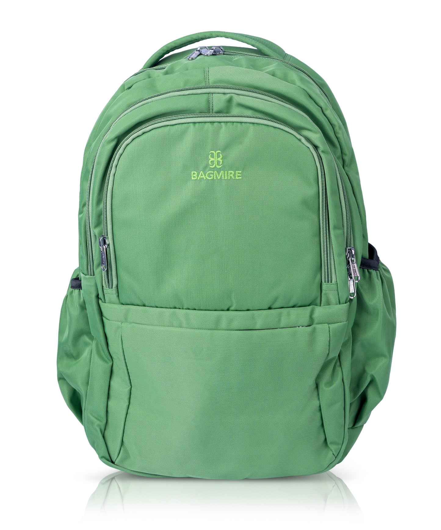 Bagmire Lime Green Waterproof Daypack | Vibrant Multi-Compartment College & Casual Backpack