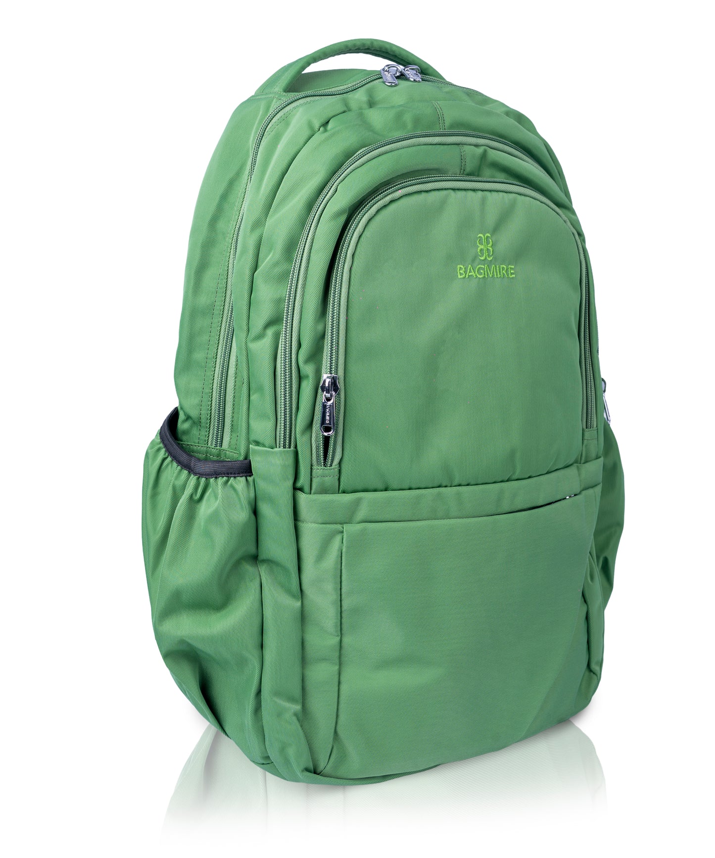 Bagmire Lime Green Waterproof Daypack | Vibrant Multi-Compartment College & Casual Backpack